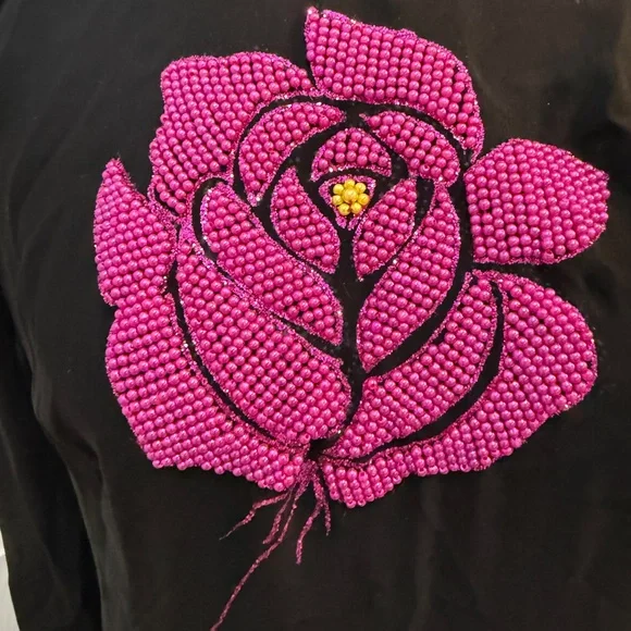 Stunning Vintage Beaded Chinese-Style Dress - Picture 4 of 12